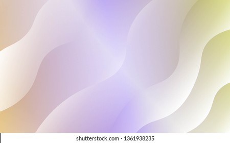 Modern Waves. Futuristic Technology Style Background. Design For Your Header Page, Ad, Poster, Banner. Vector Illustration with Color Gradient