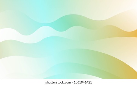 Modern Waves. Futuristic Technology Style Background. Design For Your Header Page, Ad, Poster, Banner. Vector Illustration with Color Gradient