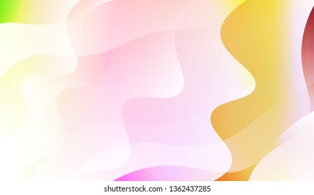 Modern Waves. Futuristic Technology Style Background. For Cover Page, Landing Page, Banner. Vector Illustration with Color Gradient