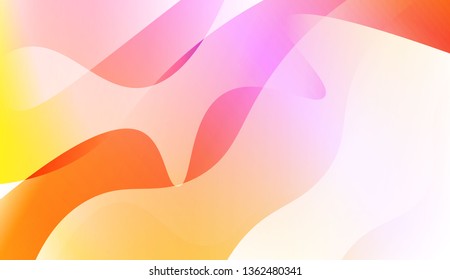 Modern Waves. Futuristic Technology Style Background. For Cover Page, Landing Page, Banner. Vector Illustration with Color Gradient