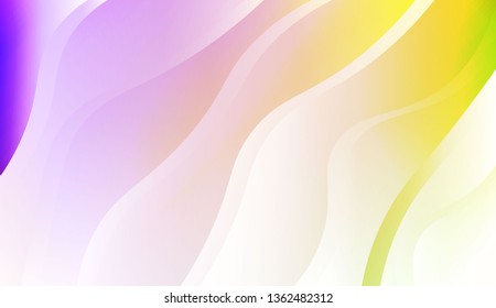 Modern Waves. Futuristic Technology Style Background. For Cover Page, Landing Page, Banner. Vector Illustration with Color Gradient