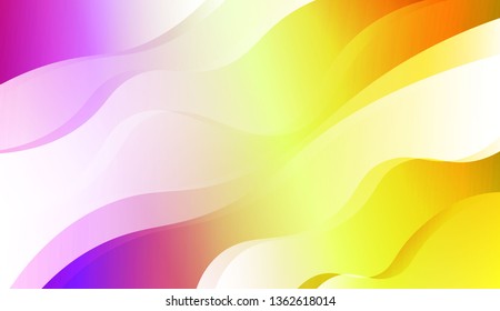 Modern Waves. Futuristic Technology Style Background. For Cover Page, Landing Page, Banner. Vector Illustration with Color Gradient