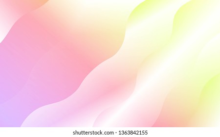 Modern Waves. Futuristic Technology Style Background. For Creative Templates, Cards, Color Covers Set. Vector Illustration with Color Gradient