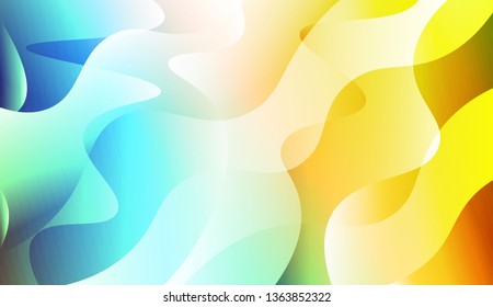 Modern Waves. Futuristic Technology Style Background. For Cover Page, Landing Page, Banner. Vector Illustration with Color Gradient