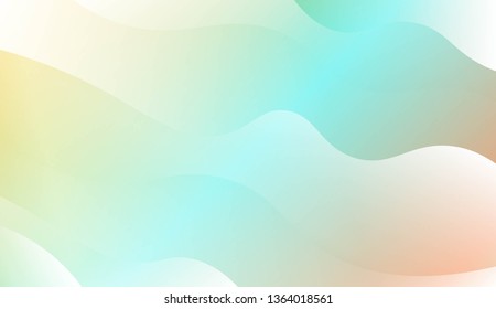 Modern Waves. Futuristic Technology Style Background. For Creative Templates, Cards, Color Covers Set. Vector Illustration with Color Gradient