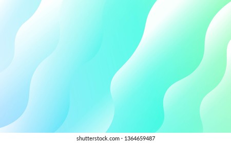 Modern Waves. Futuristic Technology Style Background. Design For Your Header Page, Ad, Poster, Banner. Vector Illustration with Color Gradient