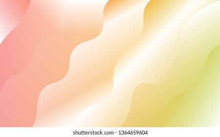 Modern Waves. Futuristic Technology Style Background. For Creative Templates, Cards, Color Covers Set. Vector Illustration with Color Gradient
