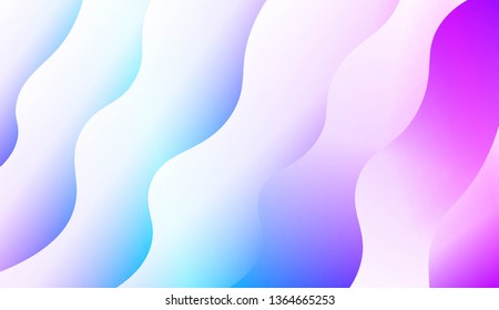 Modern Waves. Futuristic Technology Style Background. Design For Your Header Page, Ad, Poster, Banner. Vector Illustration with Color Gradient