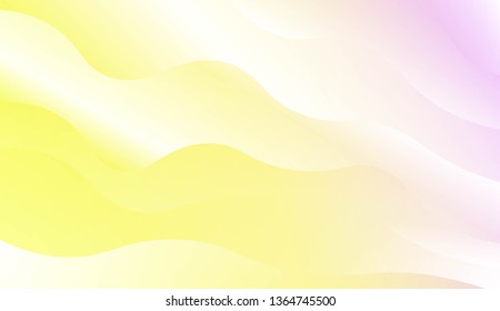 Modern Waves. Futuristic Technology Style Background. Design For Your Header Page, Ad, Poster, Banner. Vector Illustration with Color Gradient