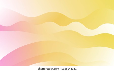 Modern Waves. Futuristic Technology Style Background. Design For Your Header Page, Ad, Poster, Banner. Vector Illustration with Color Gradient