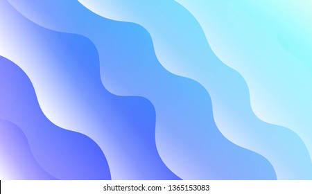 Modern Waves. Futuristic Technology Style Background. For Creative Templates, Cards, Color Covers Set. Vector Illustration with Color Gradient