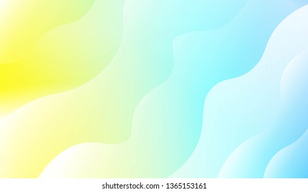 Modern Waves. Futuristic Technology Style Background. For Creative Templates, Cards, Color Covers Set. Vector Illustration with Color Gradient