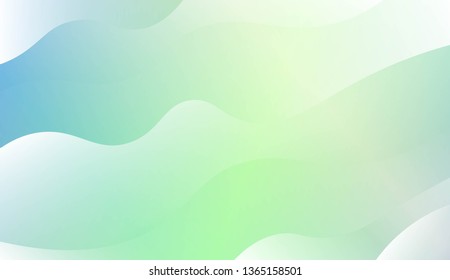 Modern Waves. Futuristic Technology Style Background. For Creative Templates, Cards, Color Covers Set. Vector Illustration with Color Gradient