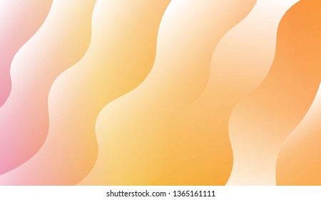 Modern Waves. Futuristic Technology Style Background. For Creative Templates, Cards, Color Covers Set. Vector Illustration with Color Gradient