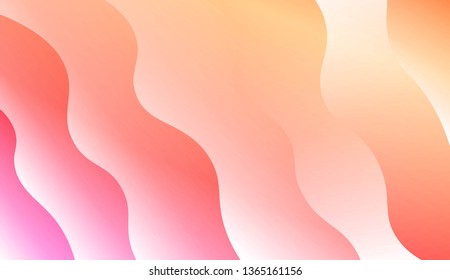 Modern Waves. Futuristic Technology Style Background. Design For Your Header Page, Ad, Poster, Banner. Vector Illustration with Color Gradient