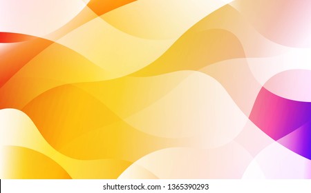 Modern Waves. Futuristic Technology Style Background. For Cover Page, Landing Page, Banner. Vector Illustration with Color Gradient