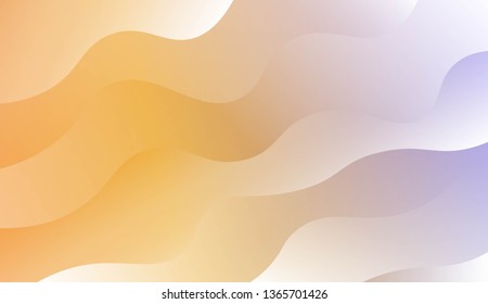 Modern Waves. Futuristic Technology Style Background. Design For Your Header Page, Ad, Poster, Banner. Vector Illustration with Color Gradient