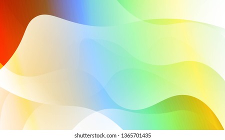 Modern Waves. Futuristic Technology Style Background. For Cover Page, Landing Page, Banner. Vector Illustration with Color Gradient