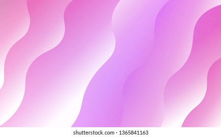 Modern Waves. Futuristic Technology Style Background. For Creative Templates, Cards, Color Covers Set. Vector Illustration with Color Gradient
