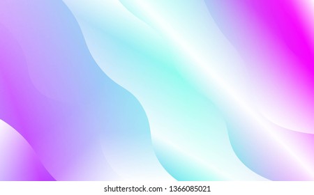 Modern Waves. Futuristic Technology Style Background. Design For Your Header Page, Ad, Poster, Banner. Vector Illustration with Color Gradient