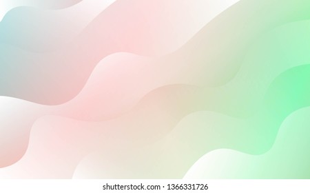 Modern Waves. Futuristic Technology Style Background. Design For Your Header Page, Ad, Poster, Banner. Vector Illustration with Color Gradient