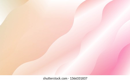 Modern Waves. Futuristic Technology Style Background. Design For Your Header Page, Ad, Poster, Banner. Vector Illustration with Color Gradient