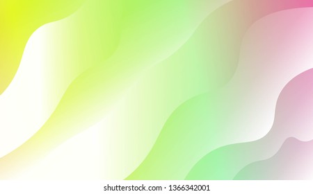 Modern Waves. Futuristic Technology Style Background. For Creative Templates, Cards, Color Covers Set. Vector Illustration with Color Gradient