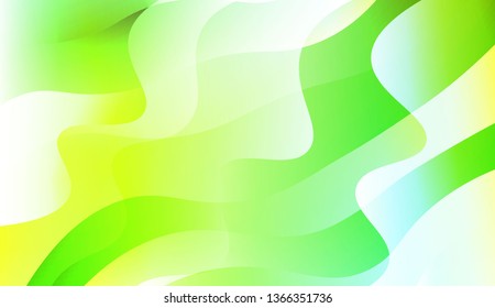 Modern Waves. Futuristic Technology Style Background. For Cover Page, Landing Page, Banner. Vector Illustration with Color Gradient