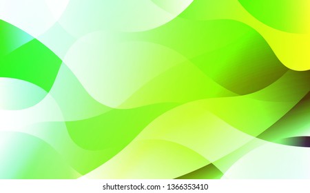 Modern Waves. Futuristic Technology Style Background. For Cover Page, Landing Page, Banner. Vector Illustration with Color Gradient