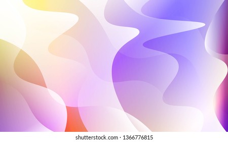 Modern Waves. Futuristic Technology Style Background. For Cover Page, Landing Page, Banner. Vector Illustration with Color Gradient