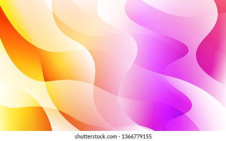 Modern Waves. Futuristic Technology Style Background. For Cover Page, Landing Page, Banner. Vector Illustration with Color Gradient