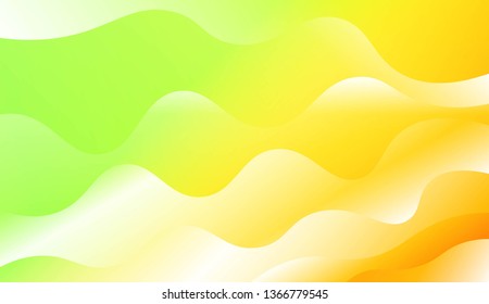 Modern Waves. Futuristic Technology Style Background. For Creative Templates, Cards, Color Covers Set. Vector Illustration with Color Gradient