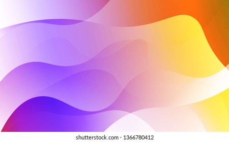 Modern Waves. Futuristic Technology Style Background. For Cover Page, Landing Page, Banner. Vector Illustration with Color Gradient