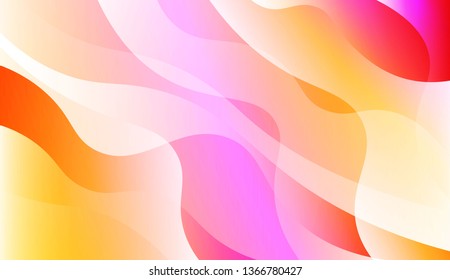 Modern Waves. Futuristic Technology Style Background. For Cover Page, Landing Page, Banner. Vector Illustration with Color Gradient
