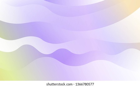 Modern Waves. Futuristic Technology Style Background. For Creative Templates, Cards, Color Covers Set. Vector Illustration with Color Gradient