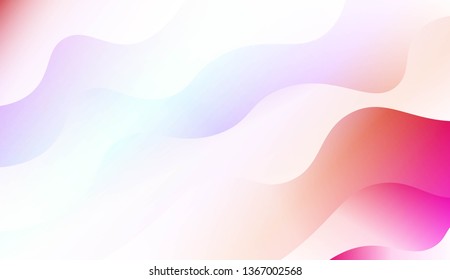 Modern Waves. Futuristic Technology Style Background. Design For Your Header Page, Ad, Poster, Banner. Vector Illustration with Color Gradient