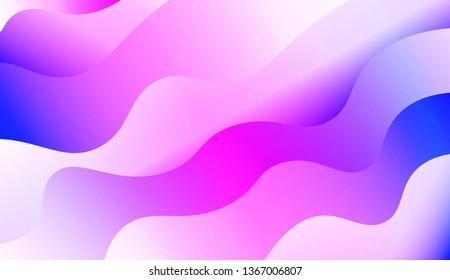 Modern Waves. Futuristic Technology Style Background. Design For Your Header Page, Ad, Poster, Banner. Vector Illustration with Color Gradient