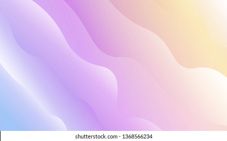 Modern Waves. Futuristic Technology Style Background. Design For Your Header Page, Ad, Poster, Banner. Vector Illustration with Color Gradient