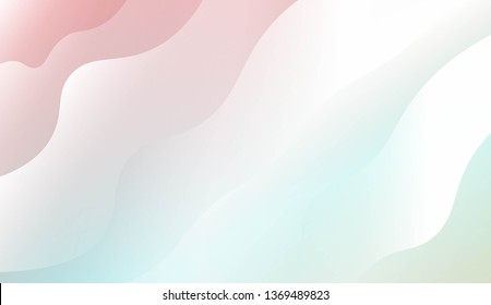 Modern Waves. Futuristic Technology Style Background. For Creative Templates, Cards, Color Covers Set. Vector Illustration with Color Gradient