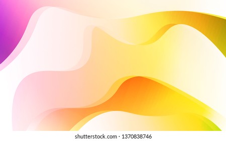 Modern Waves. Futuristic Technology Style Background. For Cover Page, Landing Page, Banner. Vector Illustration with Color Gradient