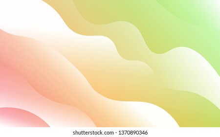 Modern Waves. Futuristic Technology Style Background. Design For Your Header Page, Ad, Poster, Banner. Vector Illustration with Color Gradient