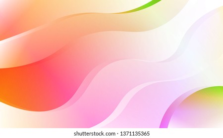 Modern Waves. Futuristic Technology Style Background. For Cover Page, Landing Page, Banner. Vector Illustration with Color Gradient