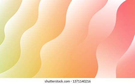Modern Waves. Futuristic Technology Style Background. Design For Your Header Page, Ad, Poster, Banner. Vector Illustration with Color Gradient