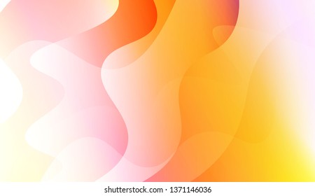Modern Waves. Futuristic Technology Style Background. For Cover Page, Landing Page, Banner. Vector Illustration with Color Gradient