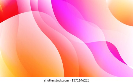Modern Waves. Futuristic Technology Style Background. For Cover Page, Landing Page, Banner. Vector Illustration with Color Gradient