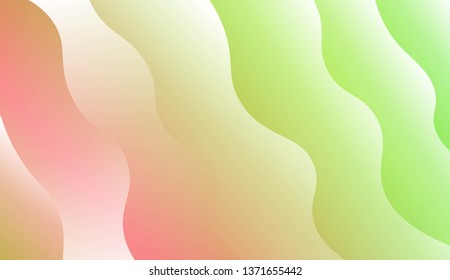 Modern Waves. Futuristic Technology Style Background. Design For Your Header Page, Ad, Poster, Banner. Vector Illustration with Color Gradient