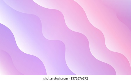 Modern Waves. Futuristic Technology Style Background. Design For Your Header Page, Ad, Poster, Banner. Vector Illustration with Color Gradient
