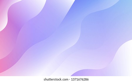 Modern Waves. Futuristic Technology Style Background. Design For Your Header Page, Ad, Poster, Banner. Vector Illustration with Color Gradient