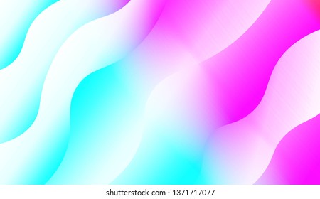 Modern Waves. Futuristic Technology Style Background. Design For Your Header Page, Ad, Poster, Banner. Vector Illustration with Color Gradient