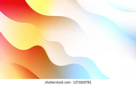 Modern Waves. Futuristic Technology Style Background. Design For Your Header Page, Ad, Poster, Banner. Vector Illustration with Color Gradient